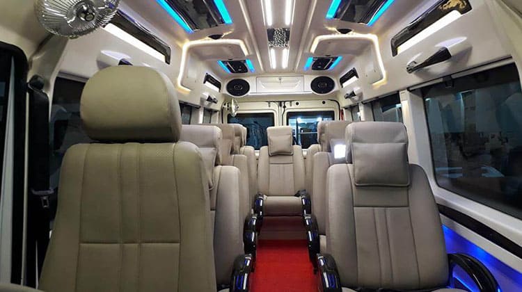 Luxury Maharaja Tempo Traveller Taxi Service