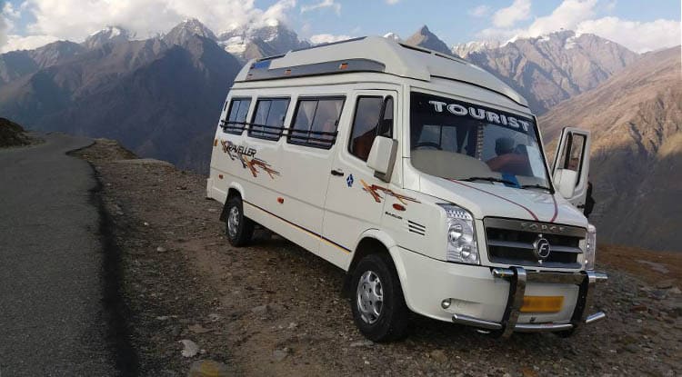 Luxury 12 seater Tempo Traveller on rent Taxi Service