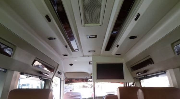 Luxury 12 seater Tempo Traveller on rent Taxi Service